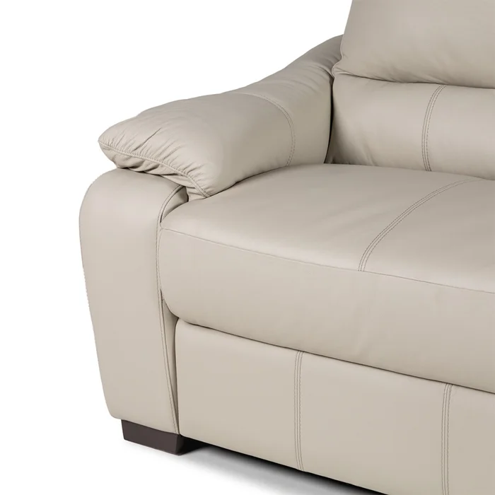 Sofá Portofino - Cuero Básico - 3 cuerpos - Arena - (Preventa) en Beige - Sillones y sofás, Uruguay | Nyr, vista 5