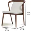 Silla Brooke en Blanco - Sillas, Uruguay | La Cueva Muebles, vista 2 de 4