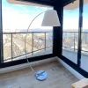 Lámpara de pie Copenhague cromo en Blanco - Lámparas de pie, Uruguay | Alta Gracia Deco, vista 1 de 4