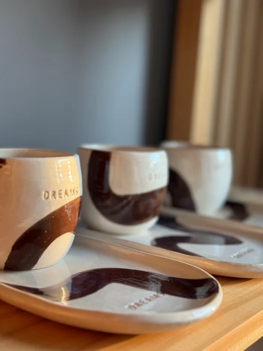 Kit cerámico «Tierra» – Mate + Plato ovalado - Decoración, Uruguay | Dreams On Time