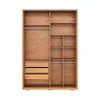 Ropero 2 puertas corredizas Nordik Reflect 1.8 - Text en Madera natural - Roperos y placares, Uruguay | Ecowood, vista 3 de 3
