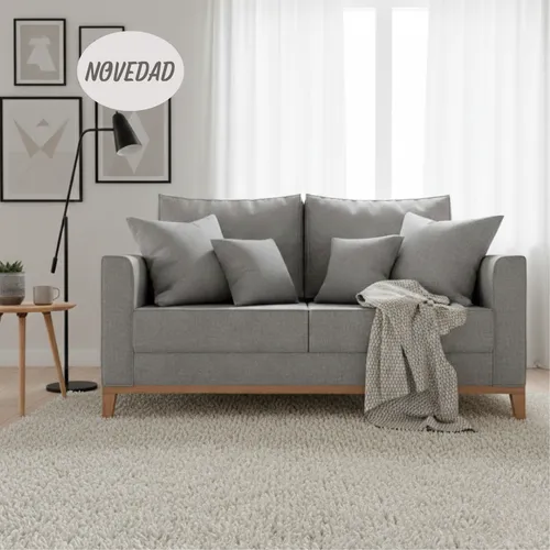 Sofa Beni en Gris - Sillones y sofás, Uruguay | Moderna Hogar