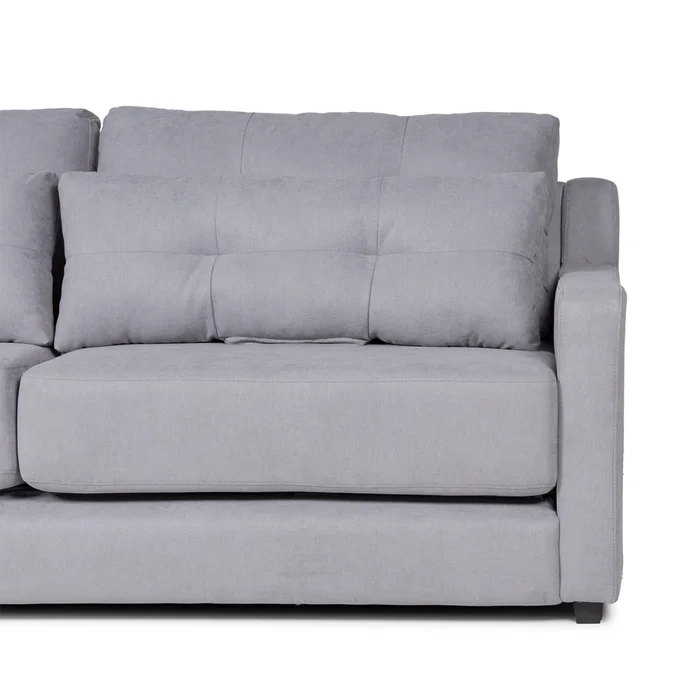 Sofá Cama Nizza - Tela Microfibra - 12074 (Ceniza) en Gris - Sillones y sofás, Uruguay | Nyr, vista 5
