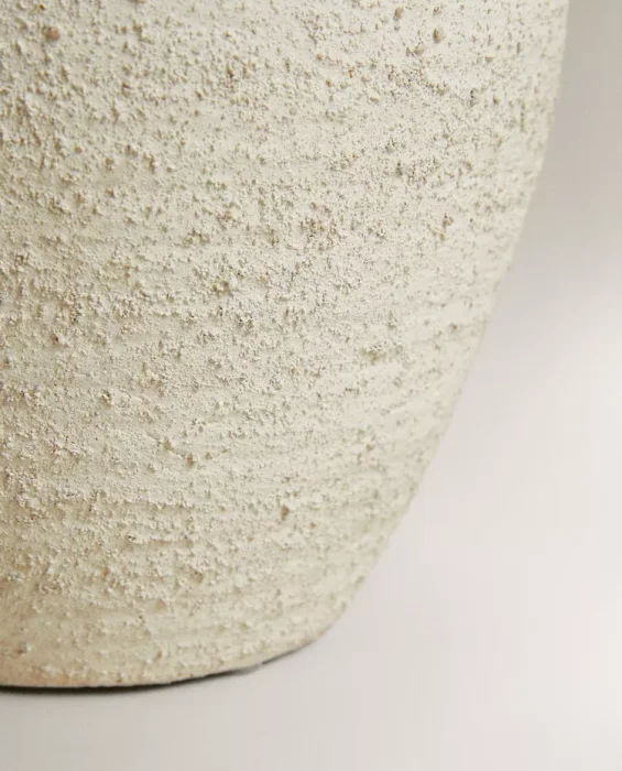 JARRÓN CERÁMICA RUGOSO en Blanco - Jarrones, Uruguay | Zara Home, vista 5