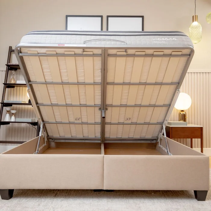Cama baúl FLAT Beige 1,5 PLAZAS en Beige, Uruguay | Viasono, vista 3