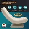 Sillon Reclinable Giratorio Aberdeen - Beige en Beige - Sillones y sofás, Uruguay | La Cueva Muebles, vista 3 de 7