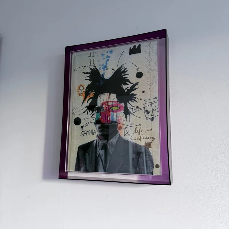 Marco Acrílico Violeta - Marcos, Uruguay | Mara Estudio