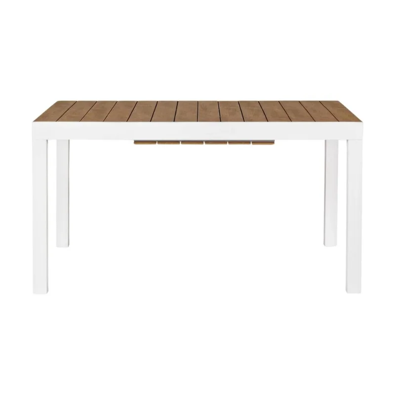 Mesa de jardin extensible Osaka - Blanca en Blanco - Muebles para el exterior, Uruguay | La Cueva Muebles, vista 4