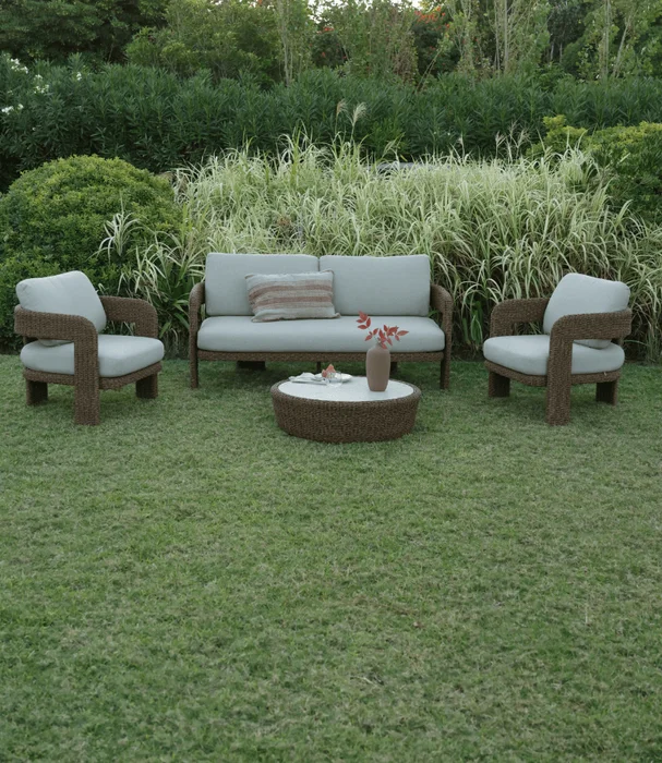 CONJUNTO MAE EXTERIOR BEIGE MADERA NATURAL en Beige - Muebles para el exterior, Uruguay | Más Infinito Casa, vista 2