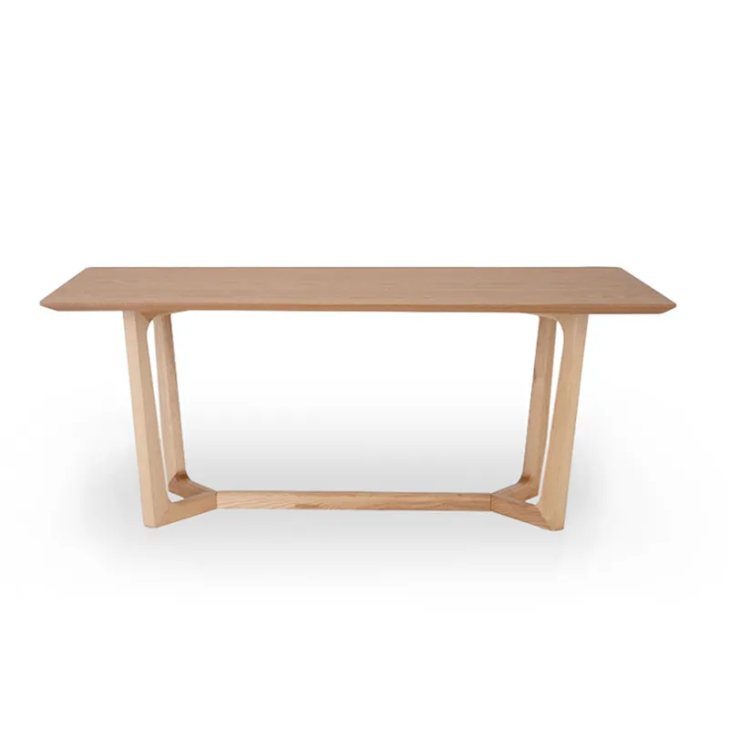 Mesa de Comedor Barcelona en Madera natural - Mesas de comedor, Uruguay | Samic