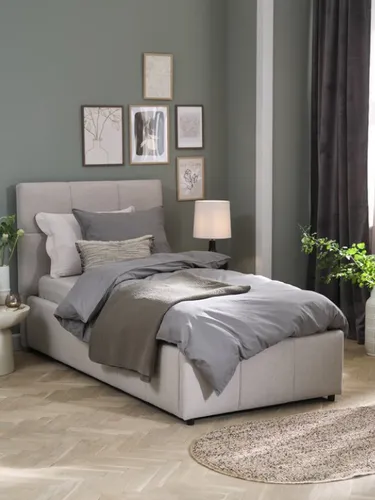 Estructura cama VEMMELEV 1 Plaza 90x200 beige en Beige - Dormitorio, Uruguay | JYSK