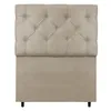 Respaldo Cabecera Luxo 1 plaza - Tela Lino en Beige - Respaldos de cama, Uruguay | Delta Center, vista 1 de 3