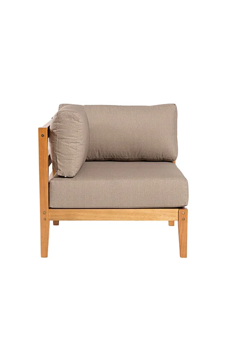 ESQUINA CANNES RIPADA ACQUABLOCK FENDI 74x74x66CM JATOBA - Muebles para el exterior, Uruguay | Vinibel, vista 2