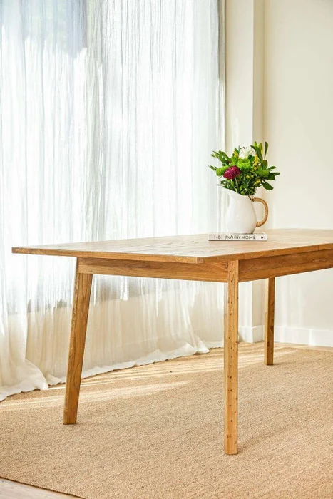 MESA COMEDOR NORDICA EXTENSIBLE - 1.80 A 2.30 MTS en Madera natural - Mesas de comedor, Uruguay | La Iberica, vista 10