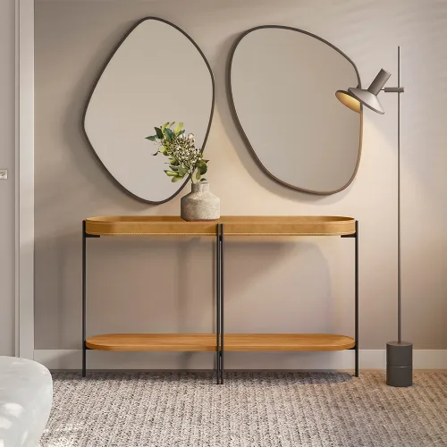 Aparador Monaco Buffet 140cm Cuero/Mdf - Aparadores y recibidores, Uruguay | Balton