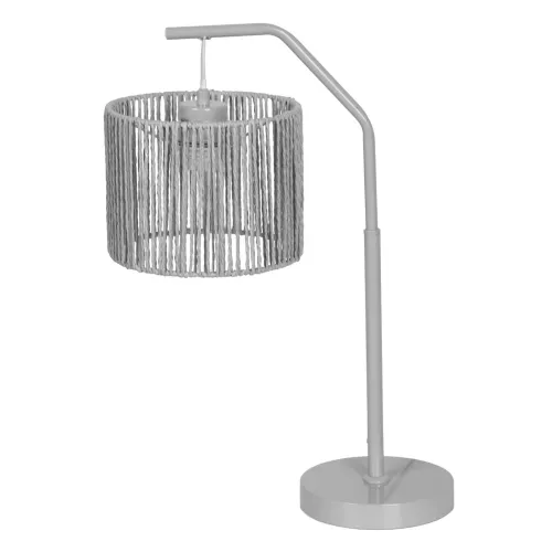Lampara De Mesa Metal Gris Lt95010 en Gris - Lámparas de mesa, Uruguay | Divino