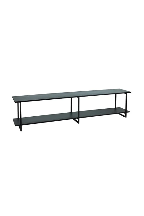 RACK ABRUZZO NEGRO 220X40X50H CM - Muebles para TV, Uruguay | Vinibel