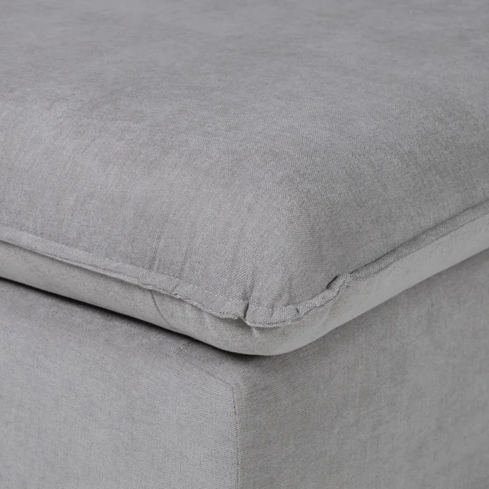 Rinconera Atualitta - Tela Microfibra - Chaise Izquierdo - TC1009 (Plata) en Gris, Uruguay | NYR, vista 3