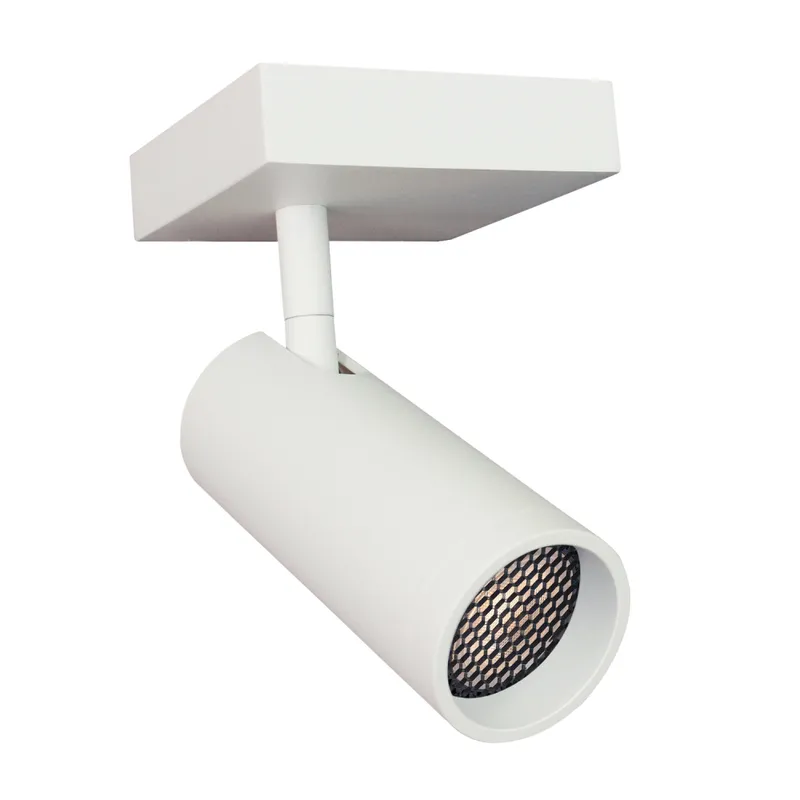 Luminaria de Techo Long Leticia Square Orientable Blanca en Blanco - Lámparas colgantes, Uruguay | Serlux