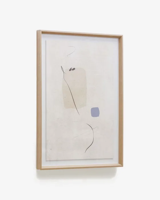 Cuadro abstracto Sormi beige 50 x 70 cm en Beige - Decoración de pared, Uruguay | Kavehome