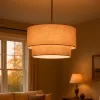 Lámpara de techo Amara en Beige - Lámparas colgantes, Uruguay | Alta Gracia Deco, vista 3 de 5