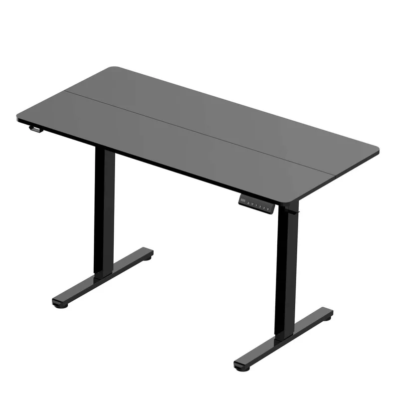 Escritorio Regulable Metal-y-mdf Negro Up en Negro - Escritorios y sillas de escritorio, Uruguay | Divino, vista 3