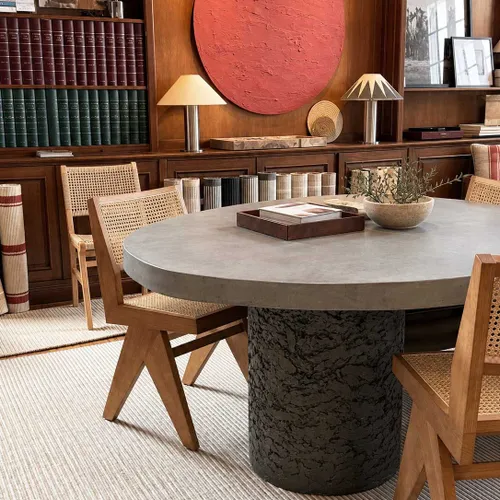 Mesa de comedor MISSOURI organica en Gris - Mesas de comedor, Uruguay | Mezcla