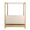 Cama Canopy Queen Madera-de-mango Natural-beige Woodside en Madera natural - Dormitorio, Uruguay | Divino, vista 6 de 6