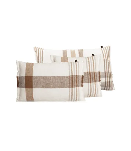 HARM ALMOHADON AALBORG LINO en TABAC - Textiles, Uruguay | Masinfinito Casa