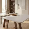 Mesa de comedor Avena - Con vidrio - 135 - Canela y Off White en Blanco - Mesas de comedor, Uruguay | NYR, vista 2 de 3