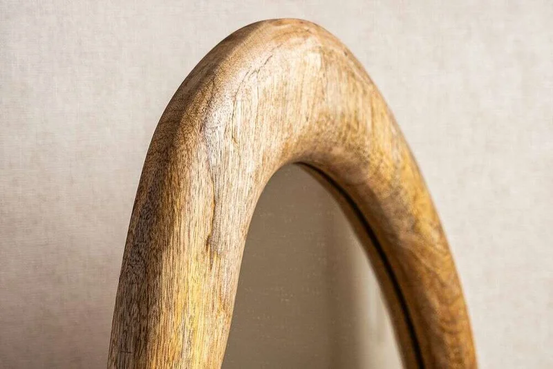 ESPEJO CURVE - MANGO - 0.45 X 0.80 CMS en Madera natural - Espejos, Uruguay | La Iberica, vista 4