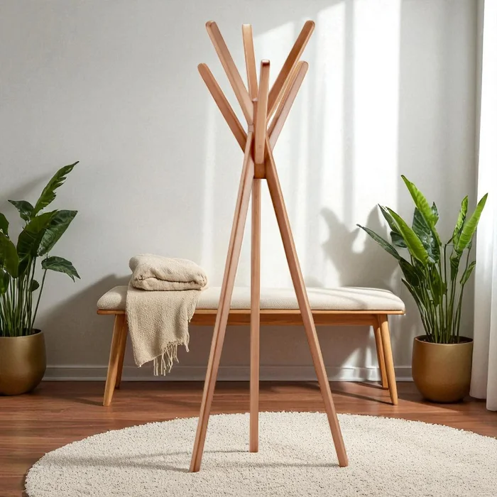 Perchero Fulo en Madera natural - Decoración, Uruguay | Furest, vista 2