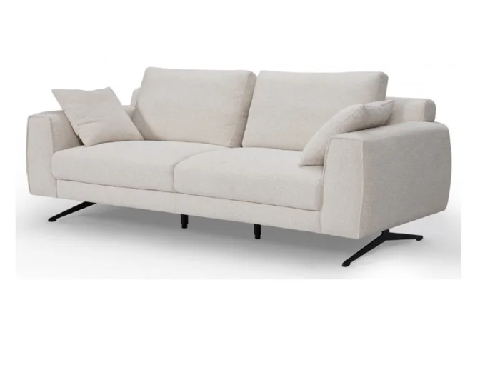 Sofa 3 cps MAGNUS - Beige en Beige - Sillones y sofás, Uruguay | Finkel, vista 2
