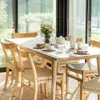 MESA COMEDOR NORDICA - OLMO NATURAL - 1.80 X 0.90 MTS en Madera natural - Mesas de comedor, Uruguay | La Iberica, vista 11 de 58