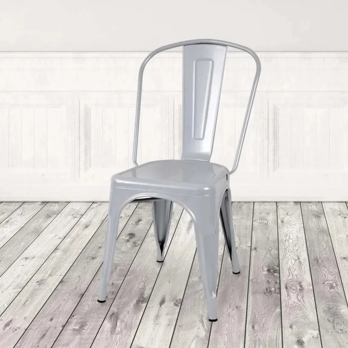 Silla Off - Gris en Gris - Sillas, Uruguay | Ecowood, vista 2
