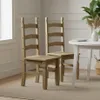 Promo 2 Sillas De Comedor Linea Naturale en Madera natural - Sillas, Uruguay | La Cueva Muebles, vista 1 de 3