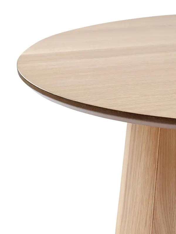 Mesa de centro KLIPLEV Ø80 color roble en Madera natural - Mesas de arrimo, Uruguay | JYSK