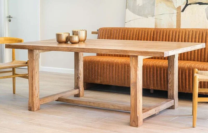 SILLON DE COMEDOR FERRARO - CUERO ITALIANO CARAMELO - 2.13 MTS en Marrón - Sillones y sofás, Uruguay | La Iberica, vista 8