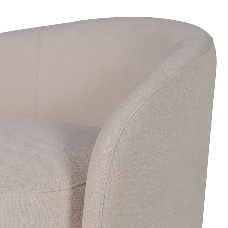 Butaca Sway Giratoria - Tela Microfibra - 110 (Crudo) en Beige - Butacas, banquetas y puffs, Uruguay | Nyr, vista 6