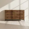 Comoda 6 Cajones Madera Marron Willow en Marrón - Cómodas, Uruguay | Divino, vista 1 de 3
