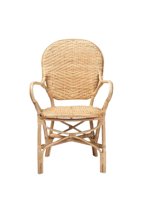 SILLA BISTRO RATTAN NATURAL C/BRAZOS 46X51X89H - Sillas, Uruguay | Vinibel, vista 3