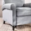 Reclinable 1 cuerpo Relax Gris en Gris - Sillones y sofás, Uruguay | Satec, vista 5 de 5