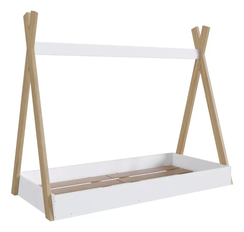 Cama Bosque – Blanca y Beige en Blanco - Dormitorio, Uruguay | RM Muebles y Deco, vista 4