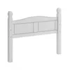 Respaldo Queen Madera Maciza 160cm - Blanco en Blanco - Respaldos de cama, Uruguay | Rústico Hogar, vista 2 de 4
