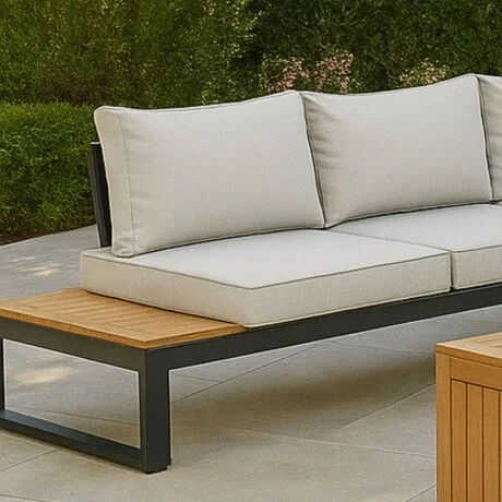 Juego de jardin esquinero Paris en Beige - Muebles para el exterior, Uruguay | La Cueva Muebles, vista 8