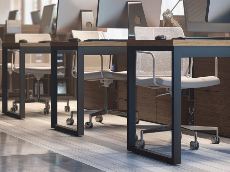 MESA ESCRITORIO INDUSTRIAL PREMIUM DIRECTOR 120CM en Marrón - Bibliotecas, Uruguay | Balton, vista 6