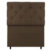 Respaldo Cabecera 1 plaza Luxo - Tela Suede en Beige - Respaldos de cama, Uruguay | Delta Center, vista 3 de 3