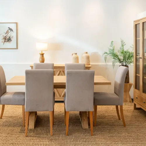 Juego Comedor Paula en Marrón - Mesas de comedor, Uruguay | Marvic