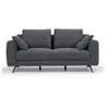 Sofa 2 cps MAGNUS - Gris Oscuro en Gris - Sillones y sofás, Uruguay | Finkel, vista 2 de 3