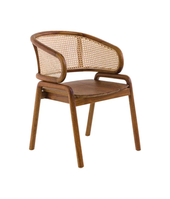 SILLA ELOWYN 50X58X77H en Marrón - Sillas, Uruguay | Vinibel